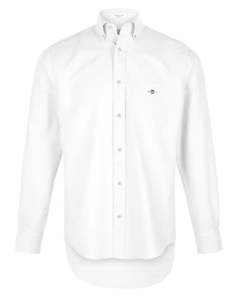 Gant Hemd Regular Fit  weiss Weiss
