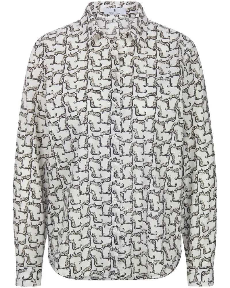 Peter Hahn Bluse  weiss Weiss