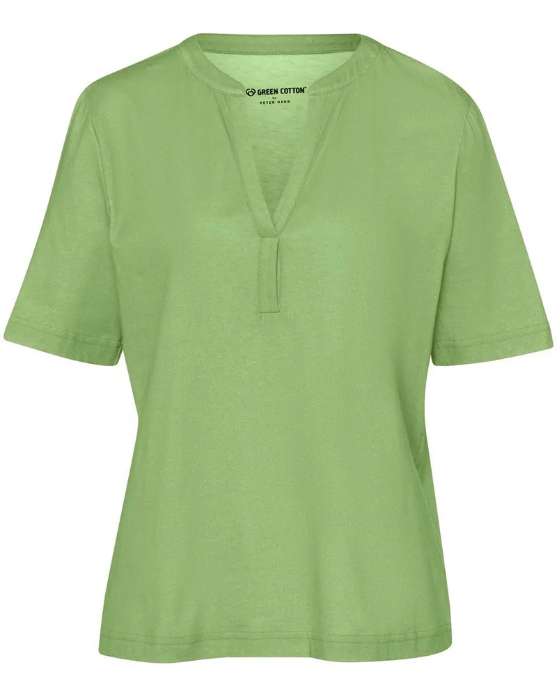 Green Cotton Shirt Sine  grün Grün