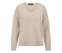 V-Pullover  beige