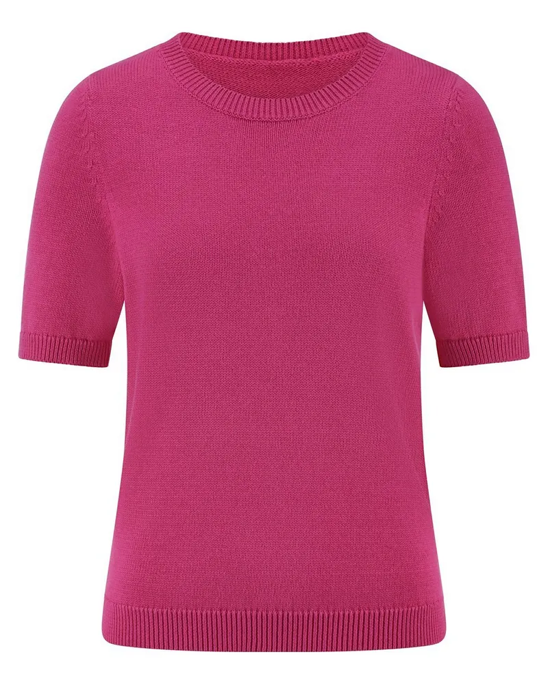 Peter Hahn Rundhals-Twinset  pink Pink