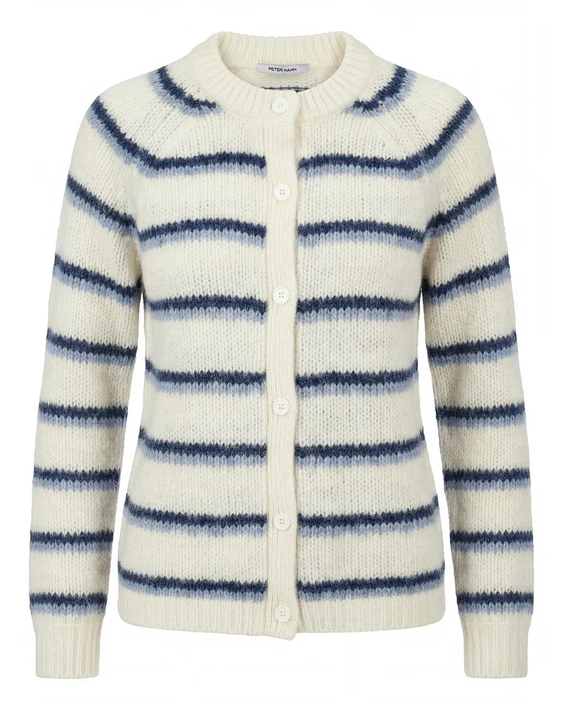 Peter Hahn Strickjacke  weiss Weiss