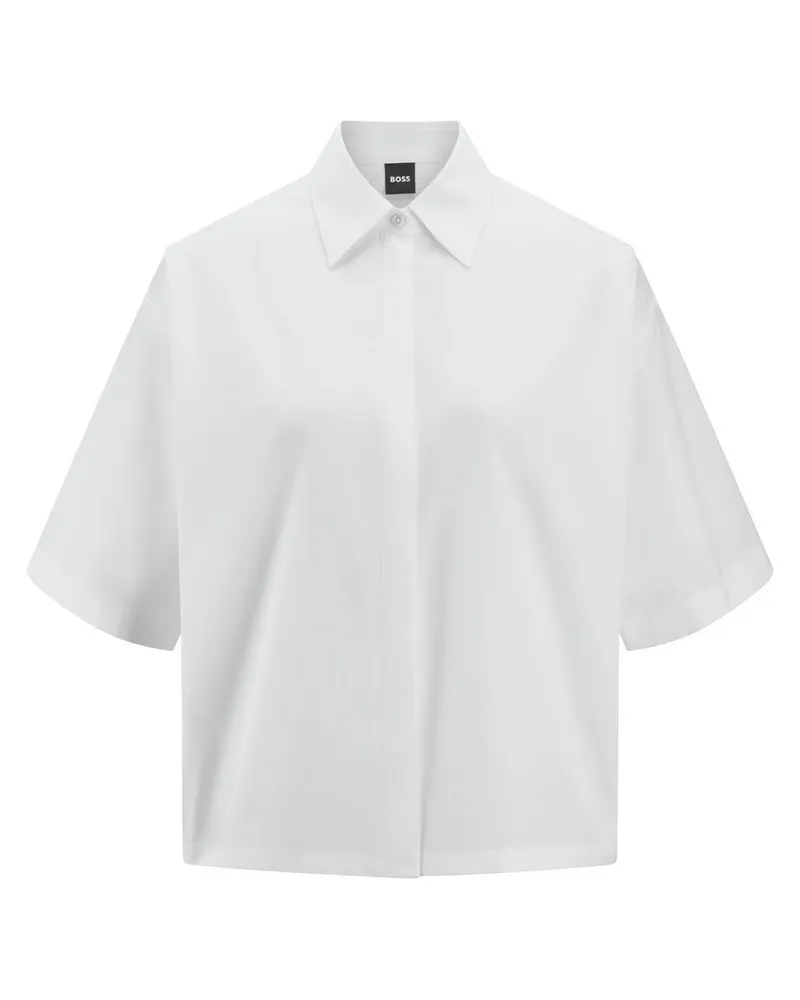 HUGO BOSS Bluse Bimina  weiss Weiss