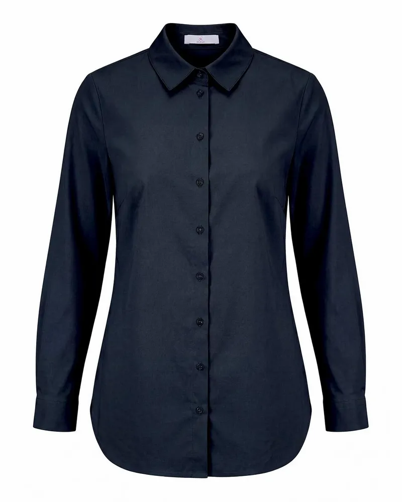 Emilia Lay Long-Bluse  blau Blau
