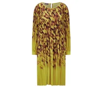Plissee-Kleid  gelb