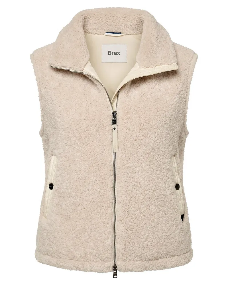 Brax Teddy-Weste  weiss Weiss