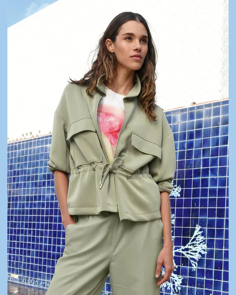 Gerry Weber Jersey-Jacke  grün Grün