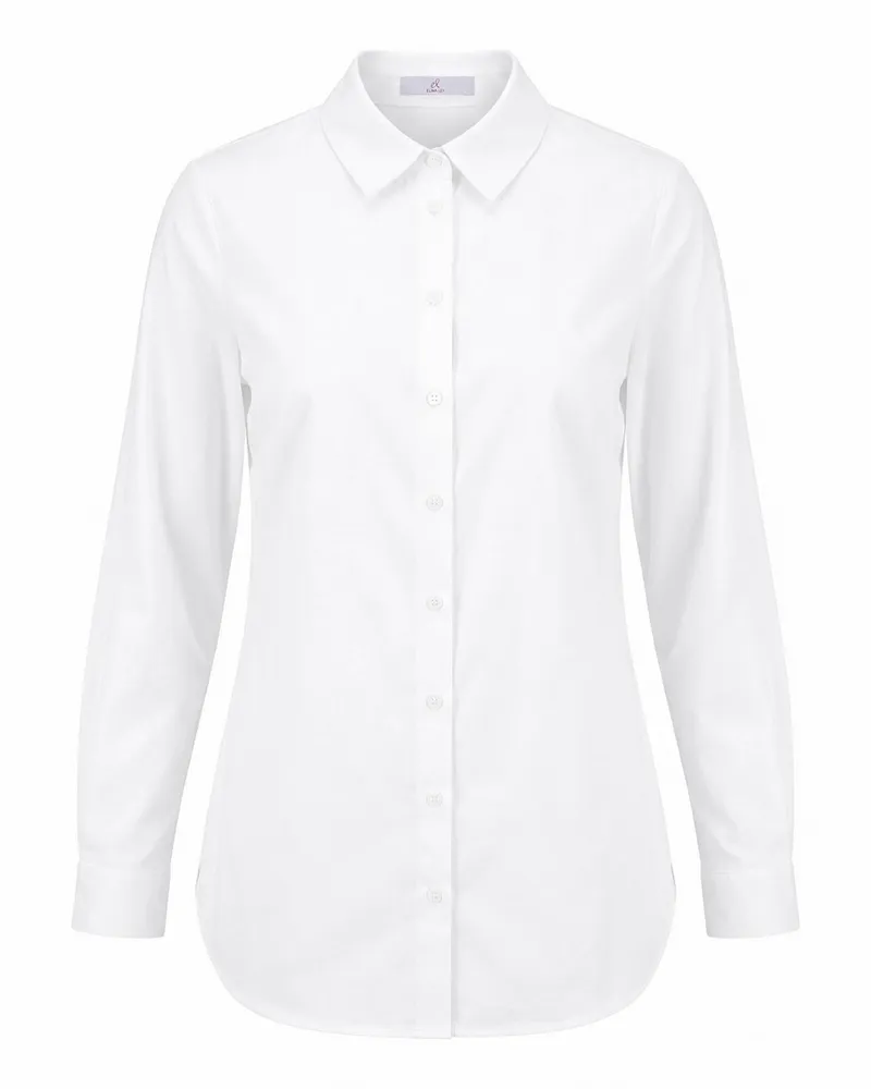 Emilia Lay Long-Bluse  weiss Weiss