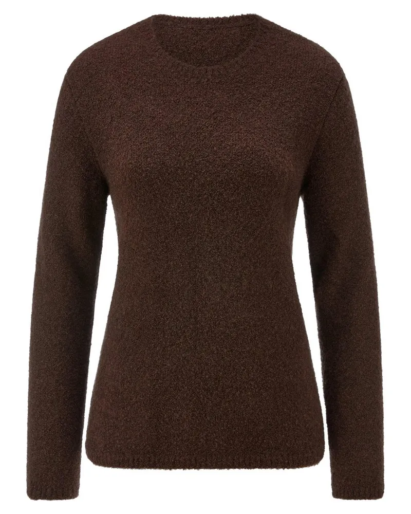 FADENMEISTER BERLIN Rundhals-Pullover  braun Braun