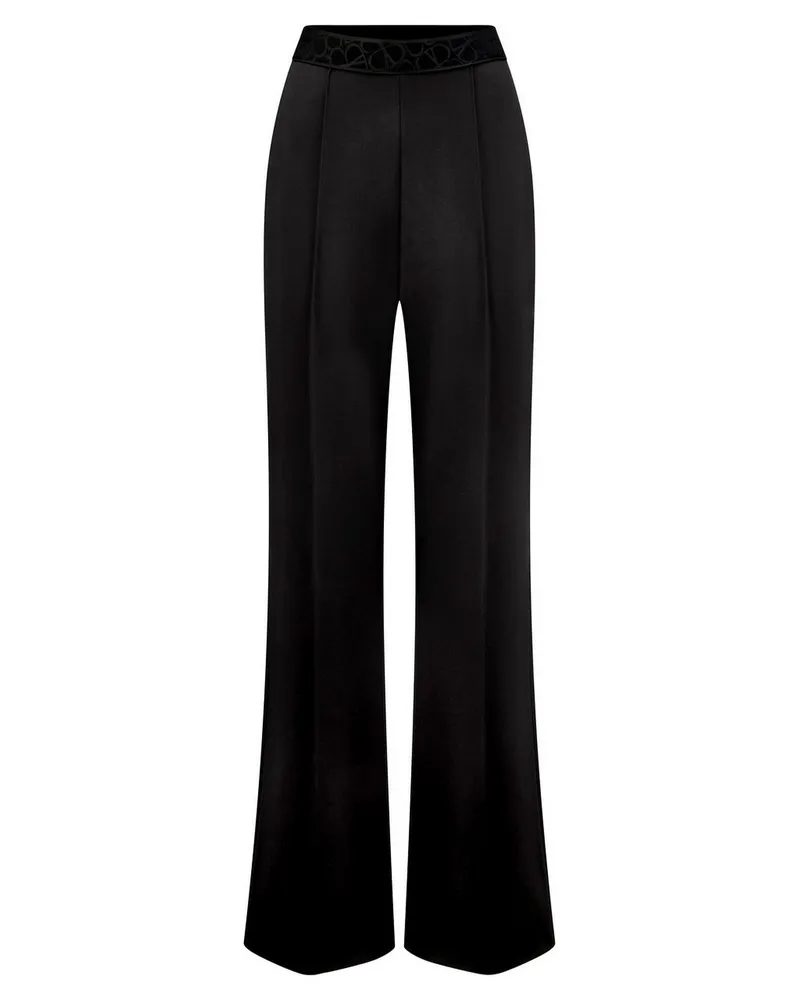 Basler Wide Fit-Jersey-Hose  grau Grau