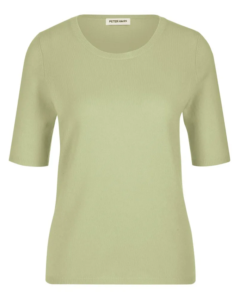 Peter Hahn Rundhals-Pullover aus Schurwolle und Kaschmir  grün Grün