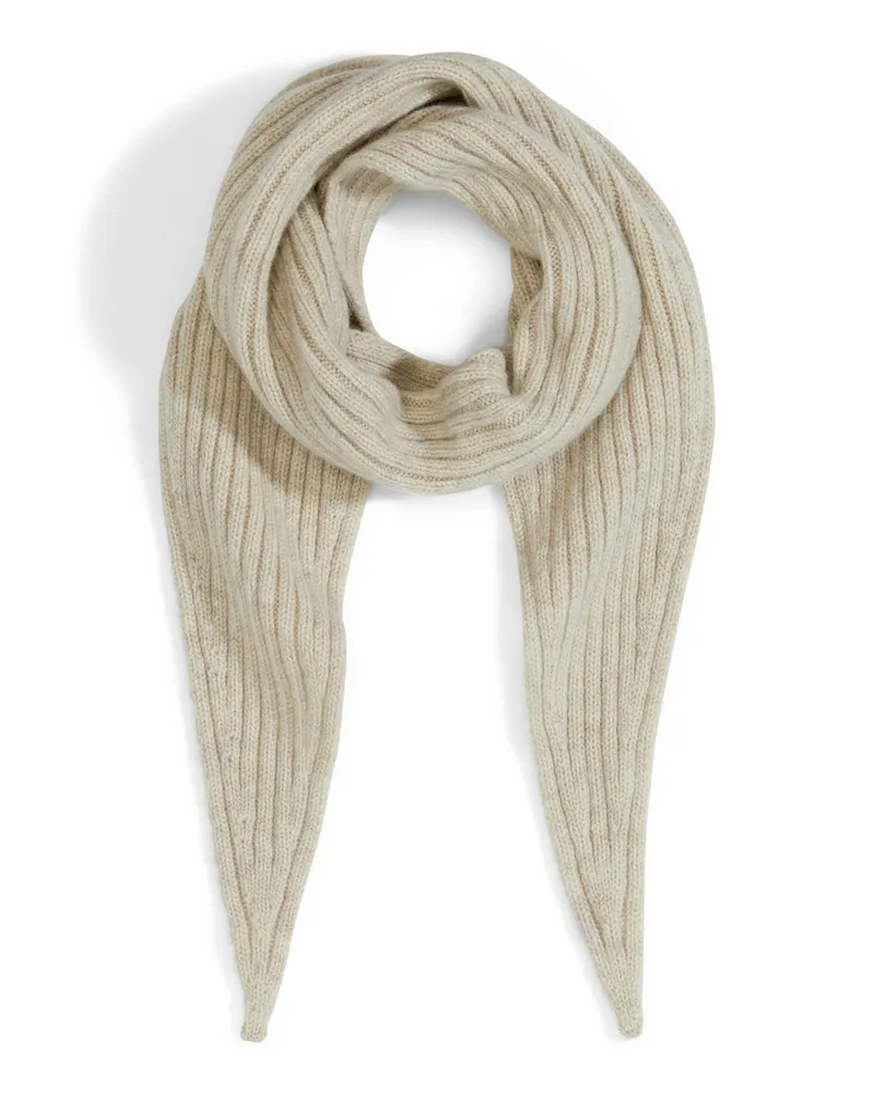 Peter Hahn Strick-Dreieckstuch  beige Beige
