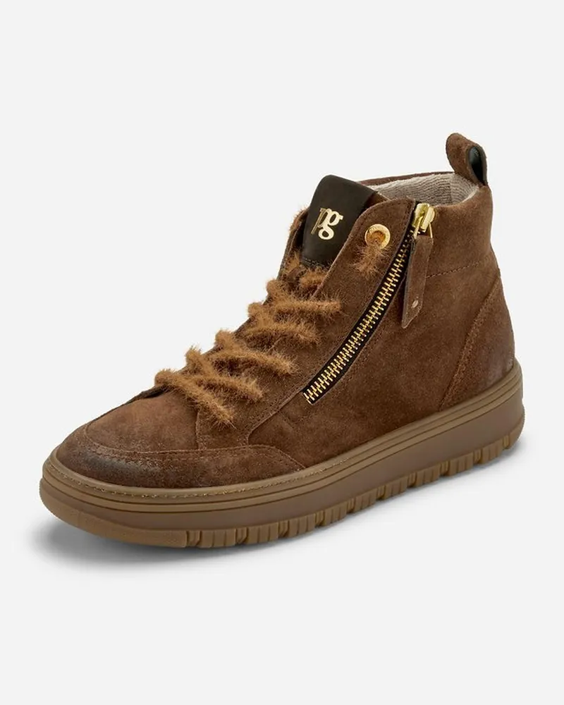 paul green Knöchelhoher Sneaker  braun Braun
