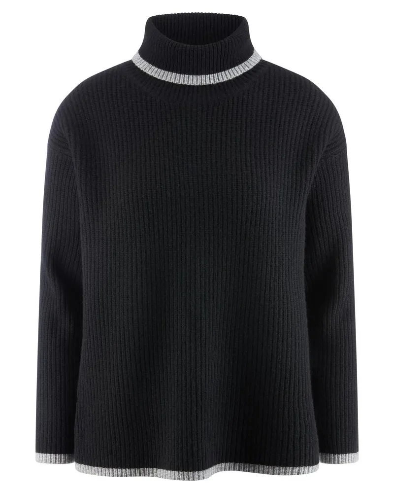 Include Rollkragen-Pullover  schwarz Schwarz