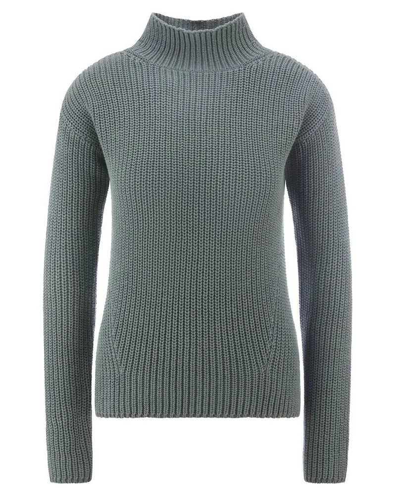 Peter Hahn Pullover Stehkragen  grün Grün
