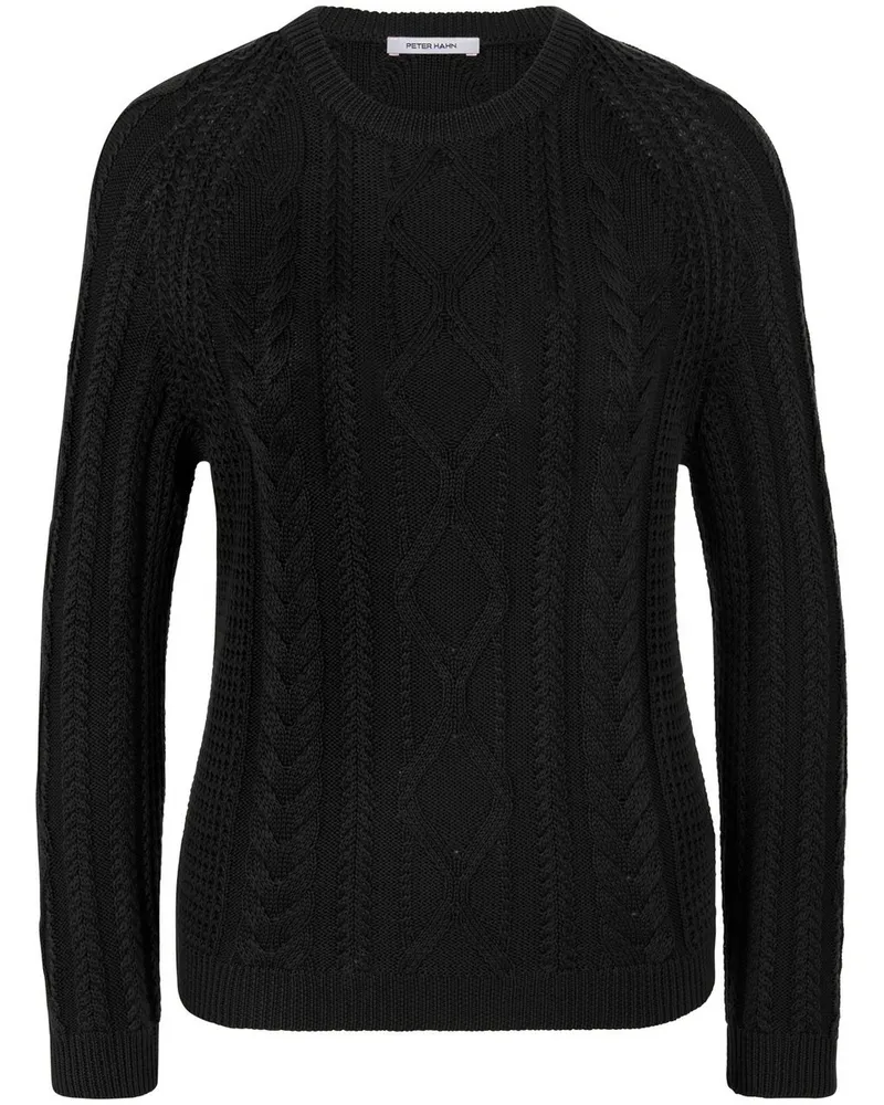 Peter Hahn Pullover aus 100% SUPIMA®-Baumwolle  schwarz Schwarz
