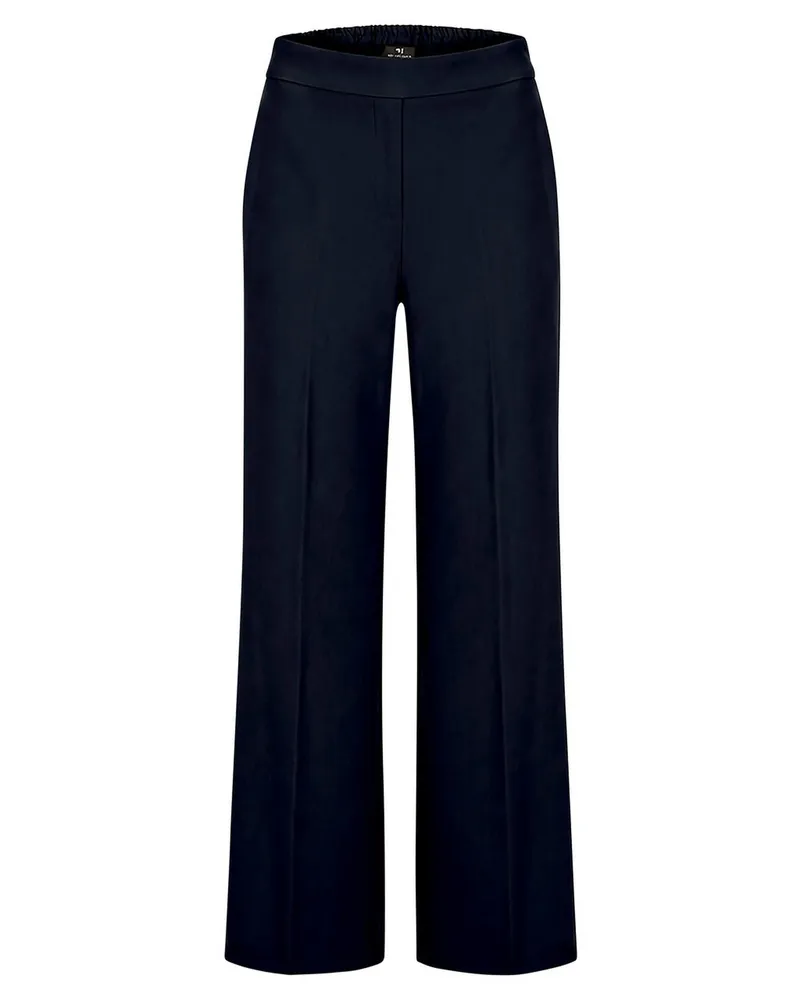Peter Hahn Wide Fit-Jersey-Hose  blau Blau