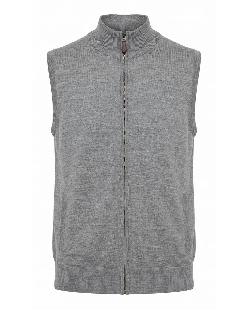 Louis Sayn Strickweste  grau Grau