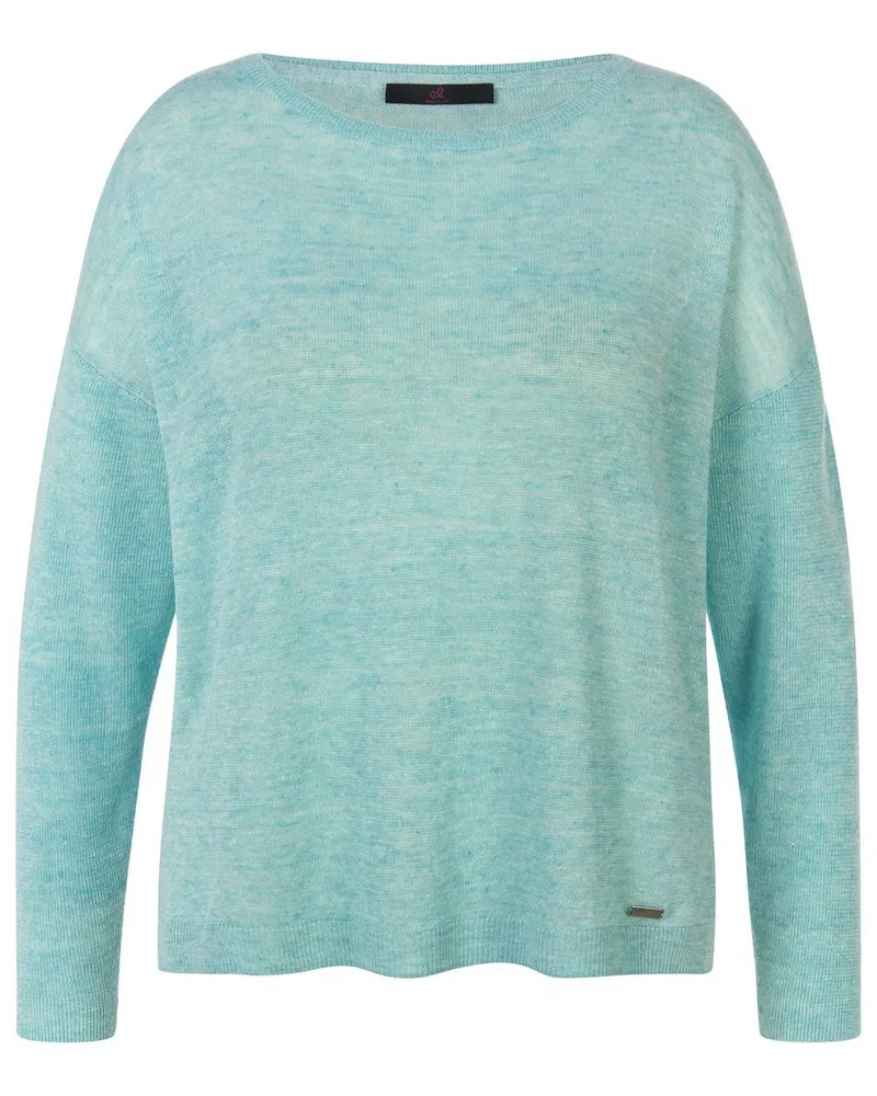 Emilia Lay Rundhals-Pullover  türkis Türkis