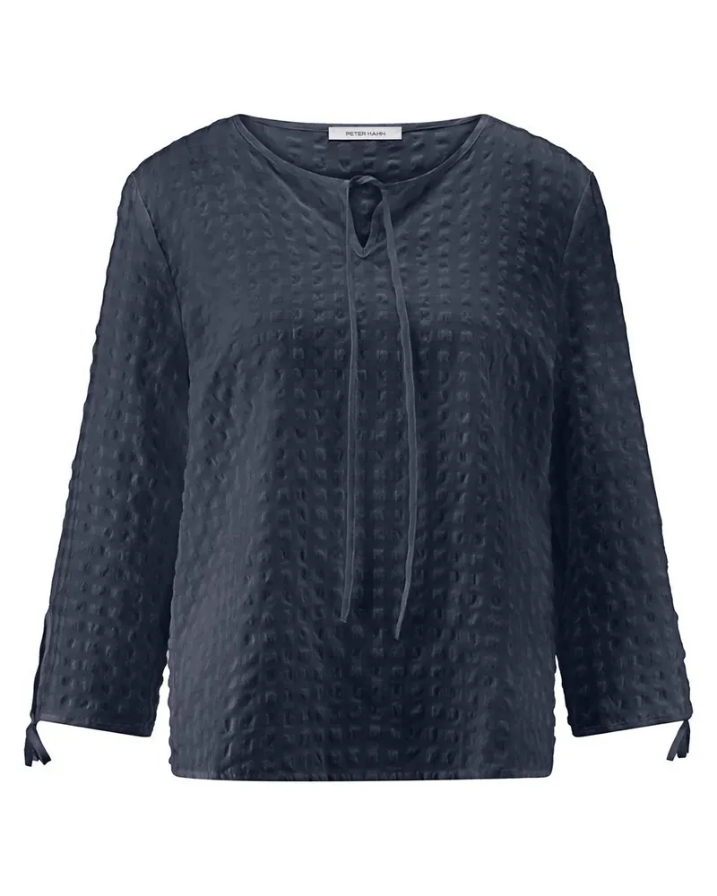 Peter Hahn Bluse zum Schlupfen  blau Blau