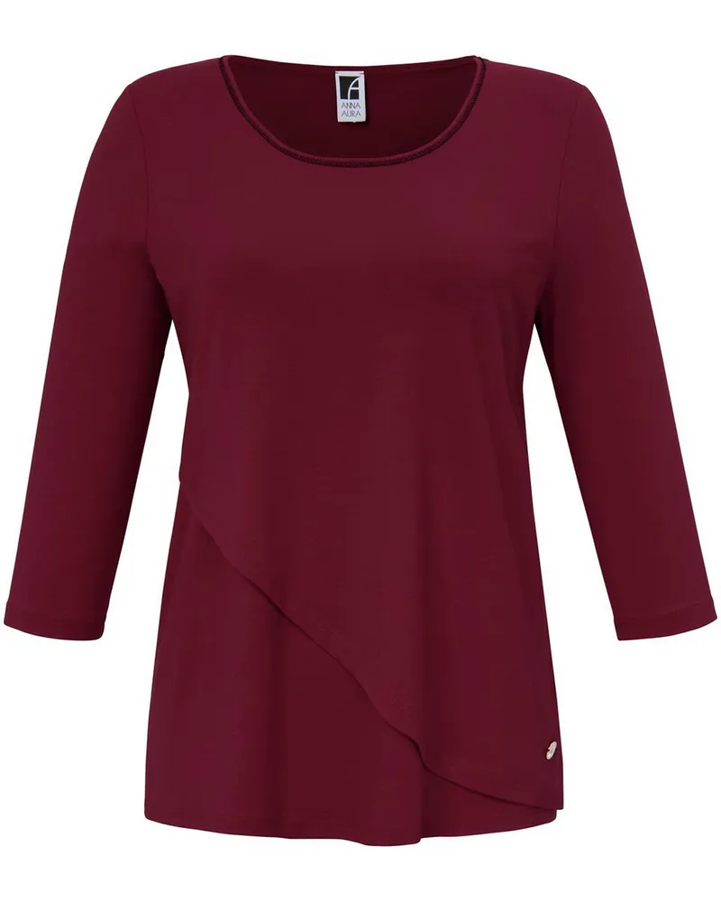 Anna Aura Rundhals-Shirt 3/4-Arm  rot Rot