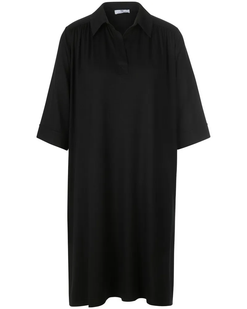 Peter Hahn Jersey-Kleid 1/2-Arm  schwarz Schwarz