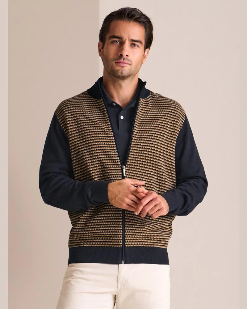 Bugatti Strickjacke  blau Blau