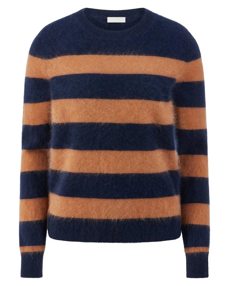 Include Rundhals-Pullover  blau Blau