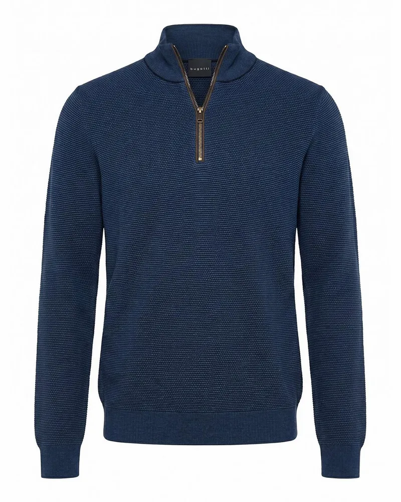 Bugatti Pullover Regular Fit  blau Blau