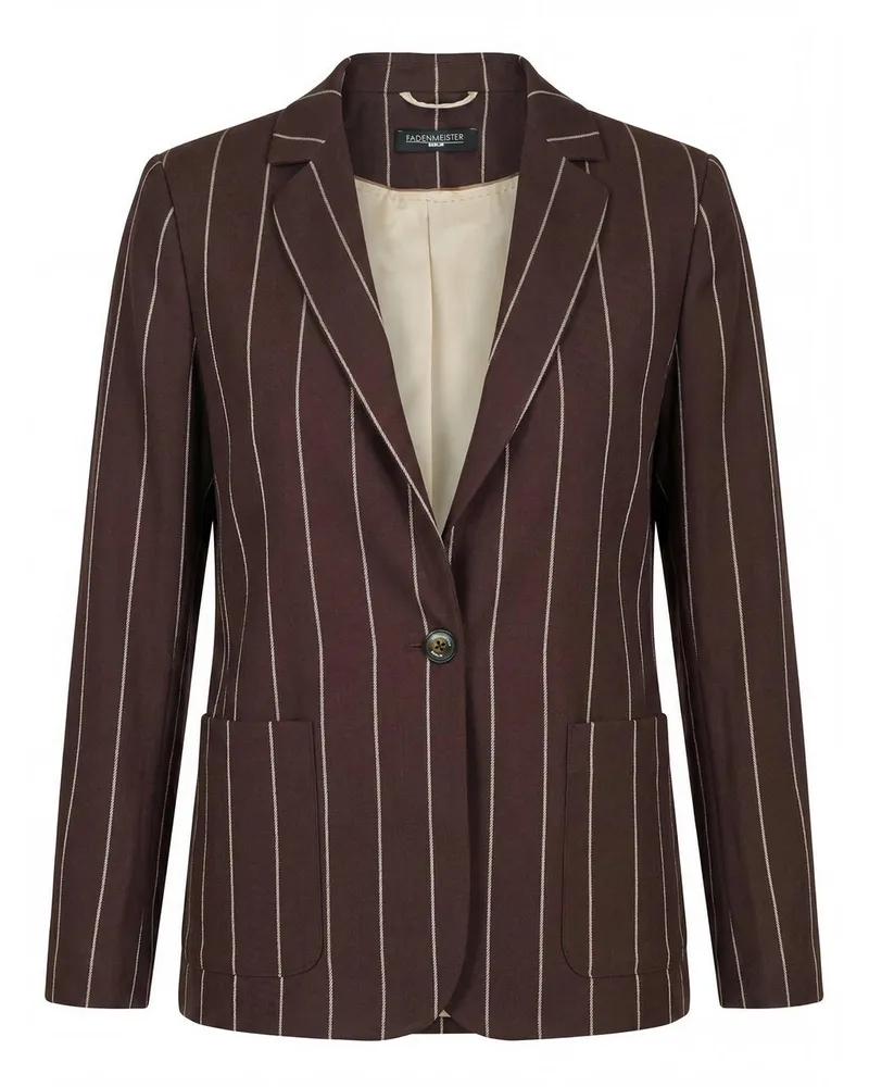 FADENMEISTER BERLIN Blazer  braun Braun