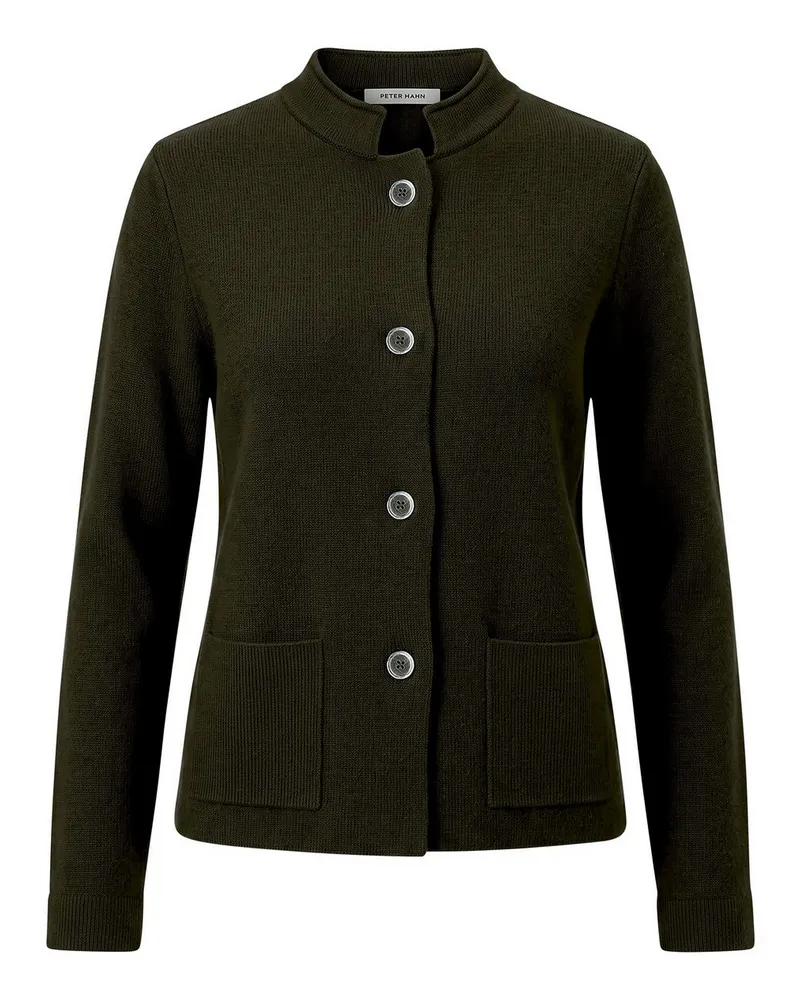 Peter Hahn Strick-Blazer  grün Grün