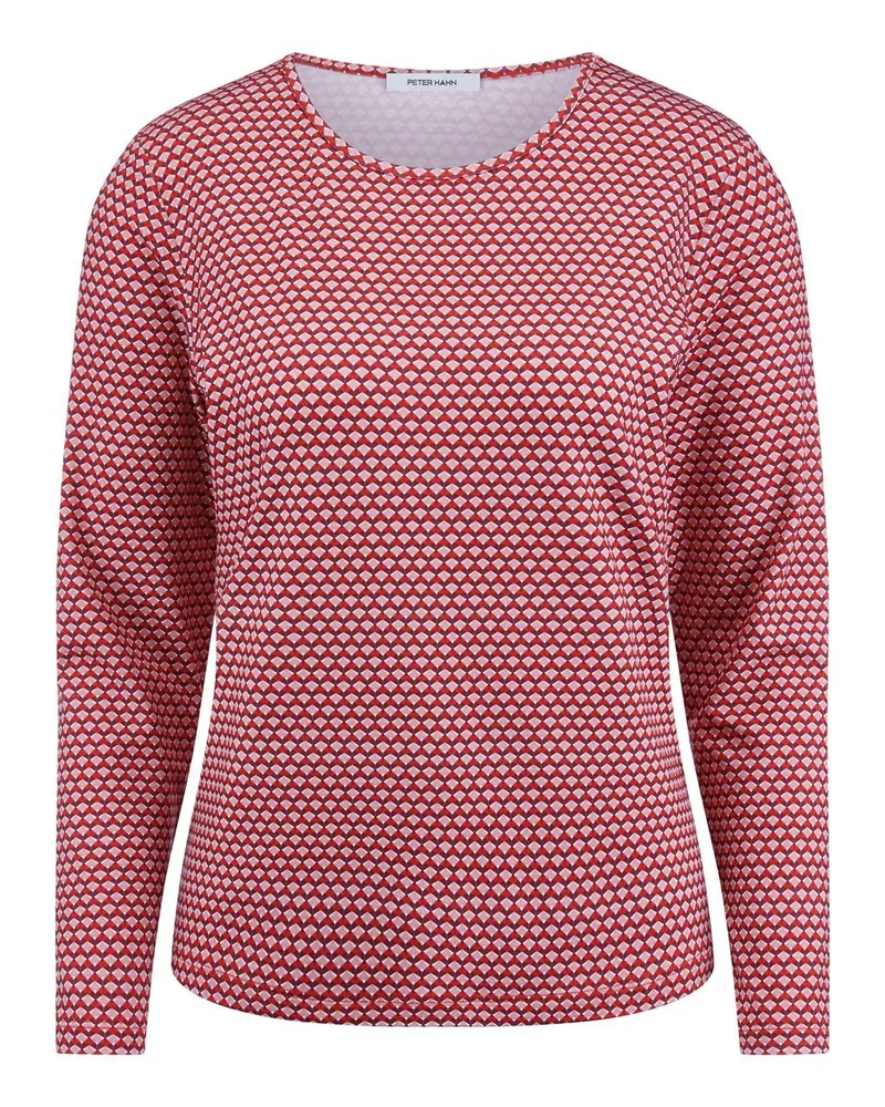 Peter Hahn Rundhals-Shirt  rot Rot