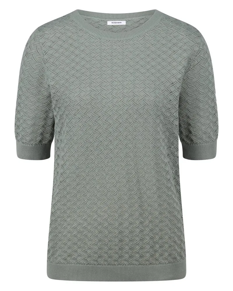 Peter Hahn Rundhals-Pullover  grün Grün
