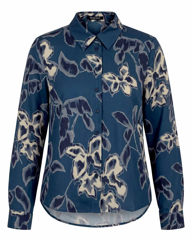 Peter Hahn Bluse  blau Blau