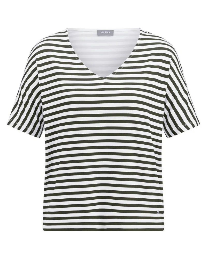 Basler V-Shirt  weiss Weiss