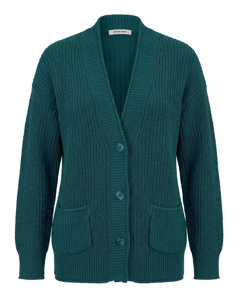 Peter Hahn Strickjacke  türkis Türkis