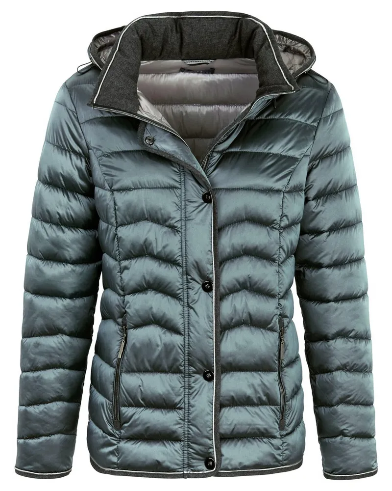 Peter Hahn Wärmende Steppjacke  grün Grün