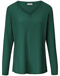 Include V-Pullover aus 100% Premium-Kaschmir  grün Grün