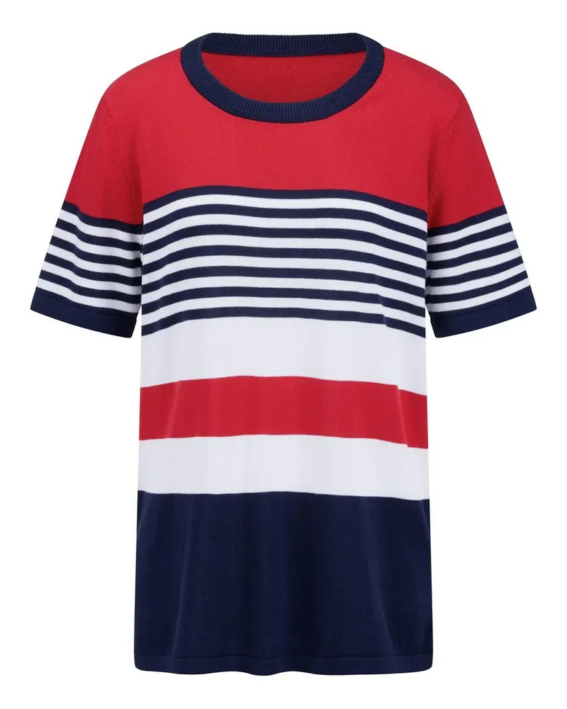 Emilia Lay Rundhals-Pullover 1/2 Arm  weiss Weiss