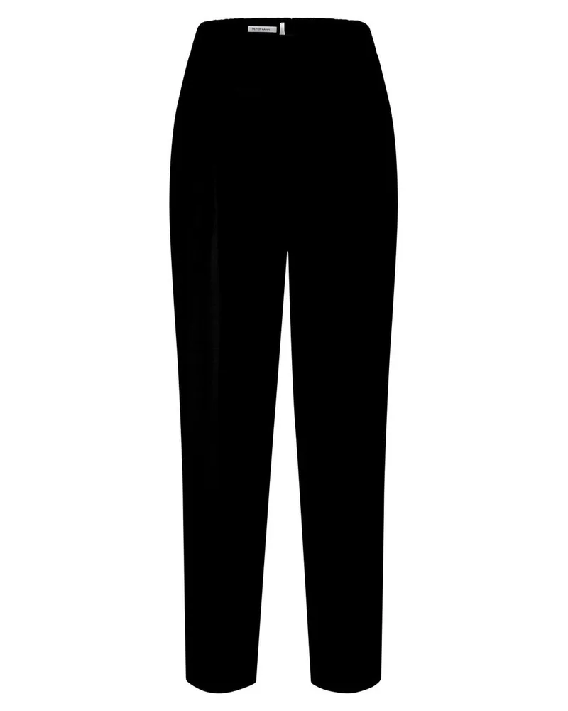 Peter Hahn Knöchellange Modern Fit-Hose  schwarz Schwarz