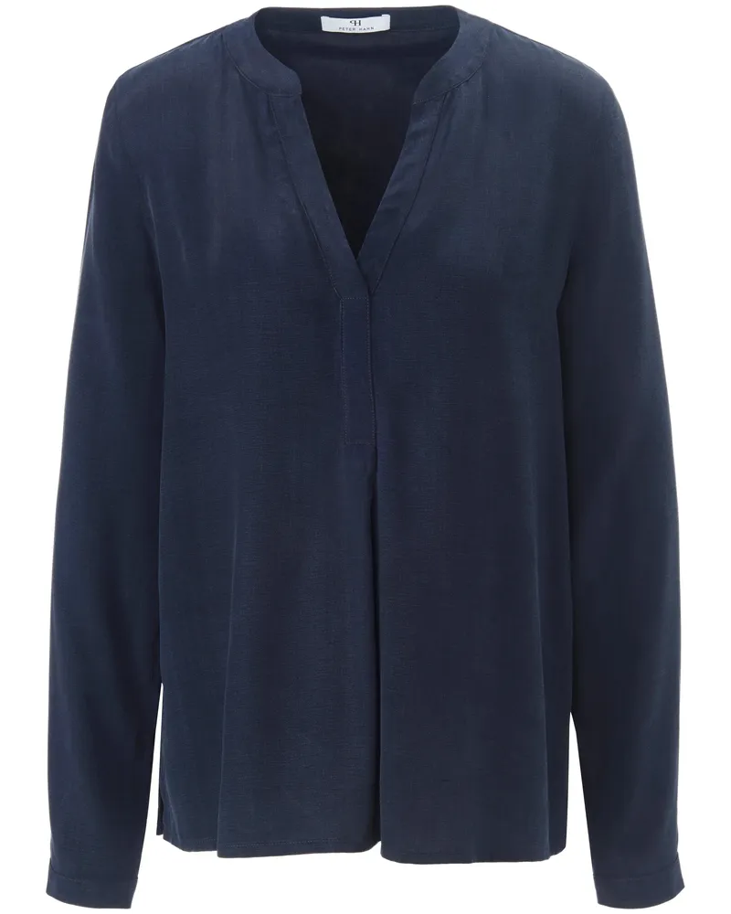 Peter Hahn Bluse  blau Blau