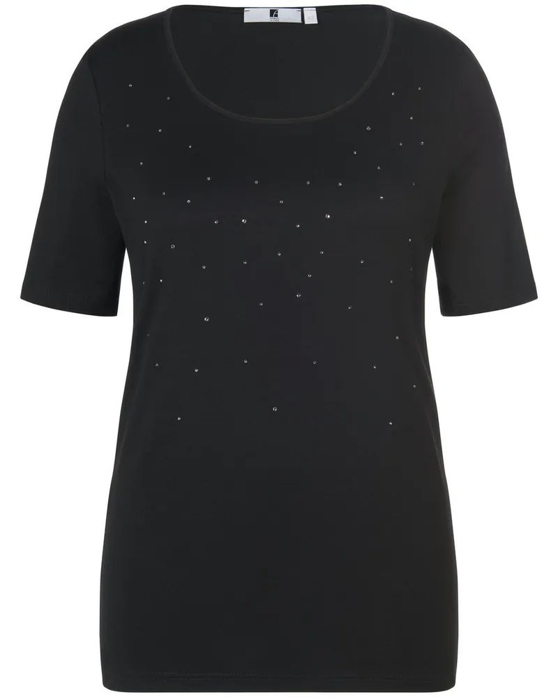 Anna Aura Rundhals-Shirt  schwarz Schwarz