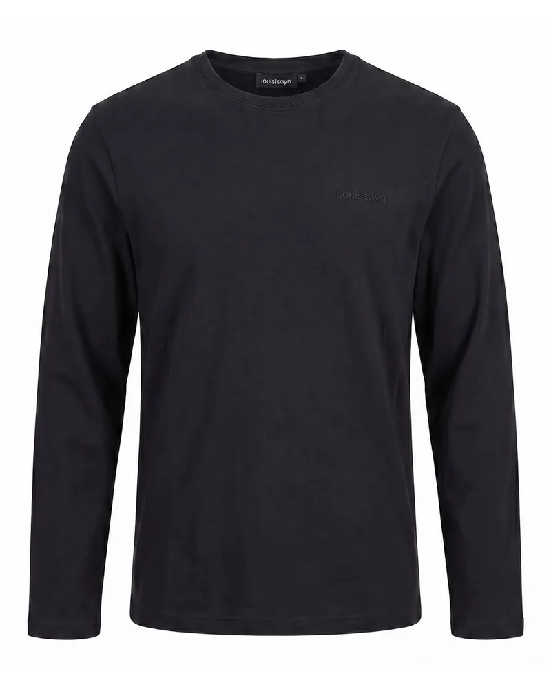 Louis Sayn Rundhals-Shirt  grau Grau