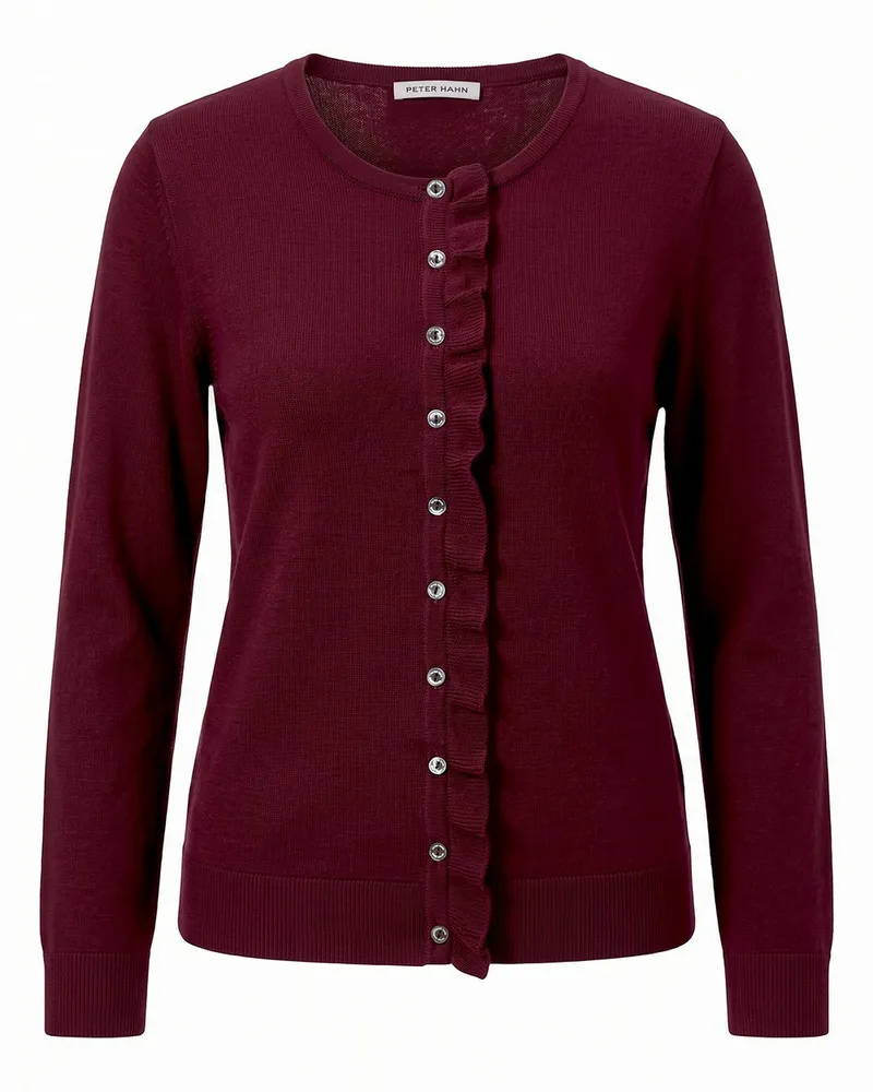 Peter Hahn Strickjacke  rot Rot