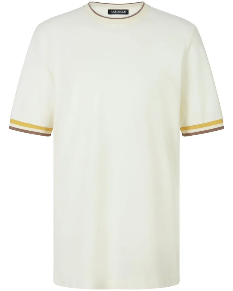 Louis Sayn Rundhals-Shirt  weiss Weiss