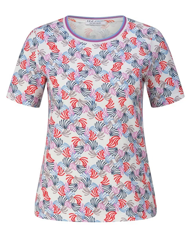 Peter Hahn Rundhals-Shirt  weiss Weiss