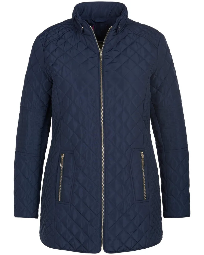 Anna Aura Steppjacke Stehkragen  blau Blau