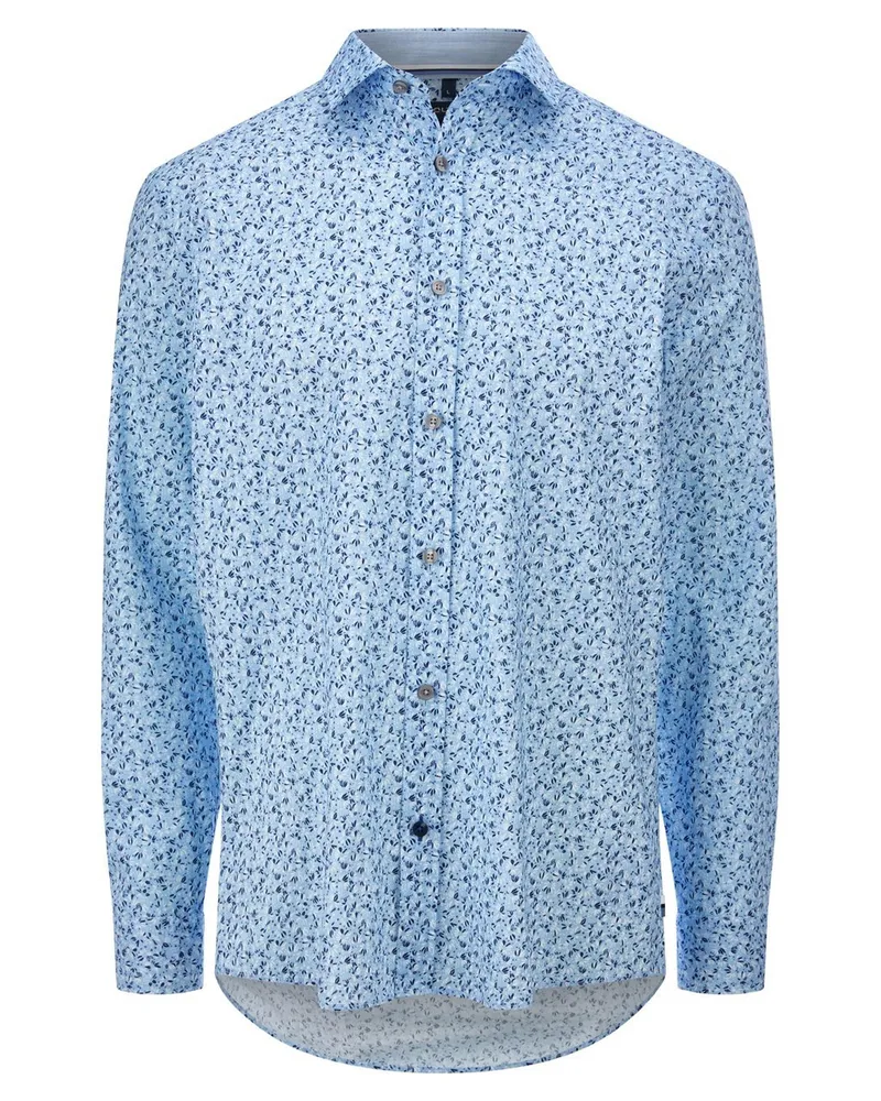 Olymp Hemd  blau Blau