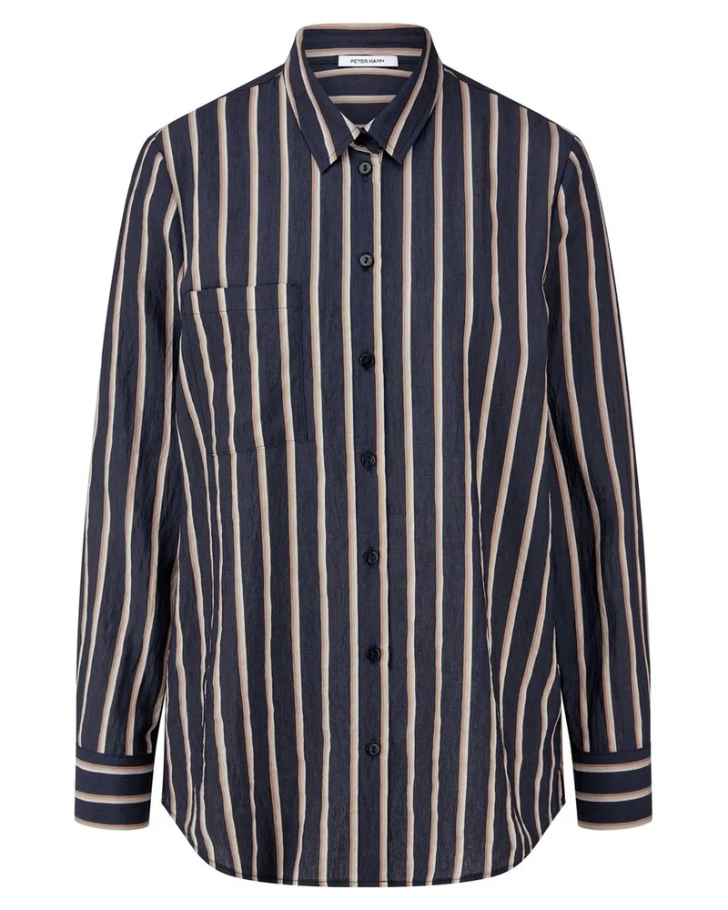 Peter Hahn Bluse  blau Blau
