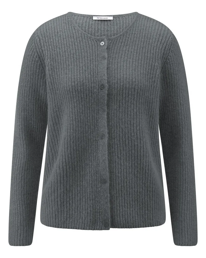 Peter Hahn Strickjacke  grau Grau